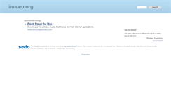 Desktop Screenshot of ima-eu.org